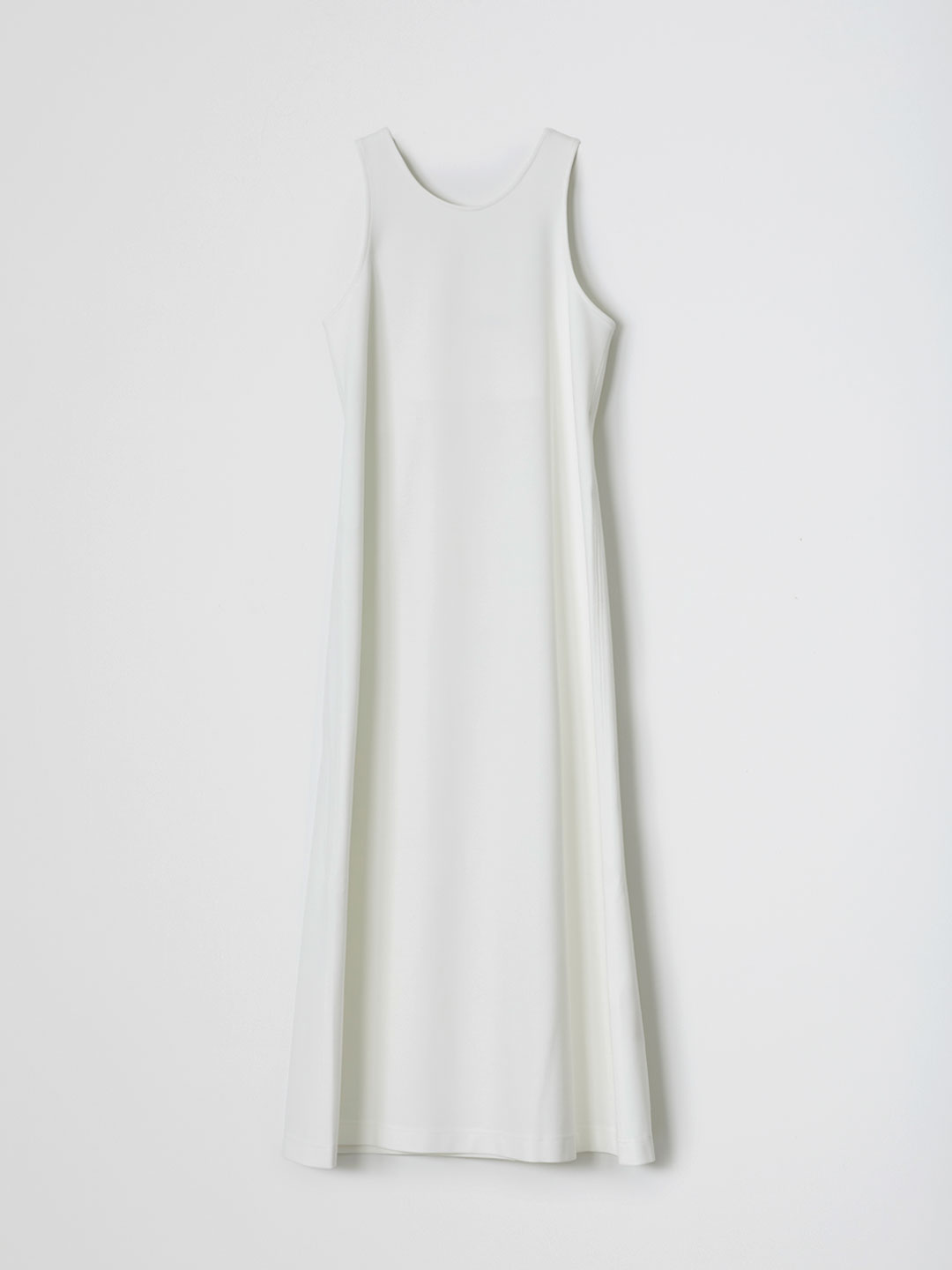 Rayon Jersey Dress - White