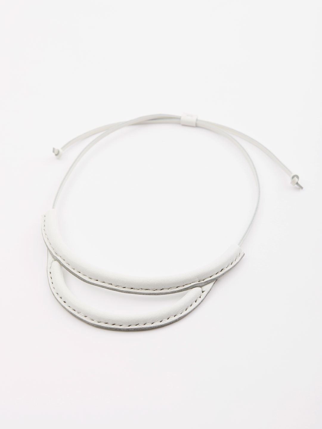 Arc Necklace - White