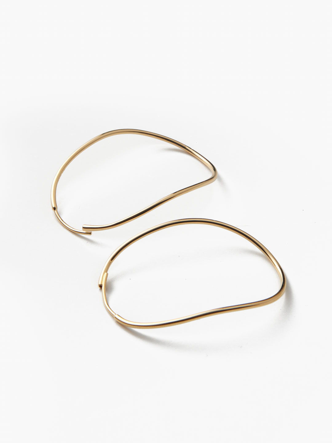 BARJEWELLERY シルバー コンターイヤリング CONTOUR EARRINGS | Silver – BAR Jewellery