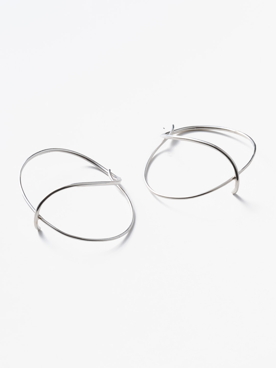 Mirage Pierced Earrings - Silver