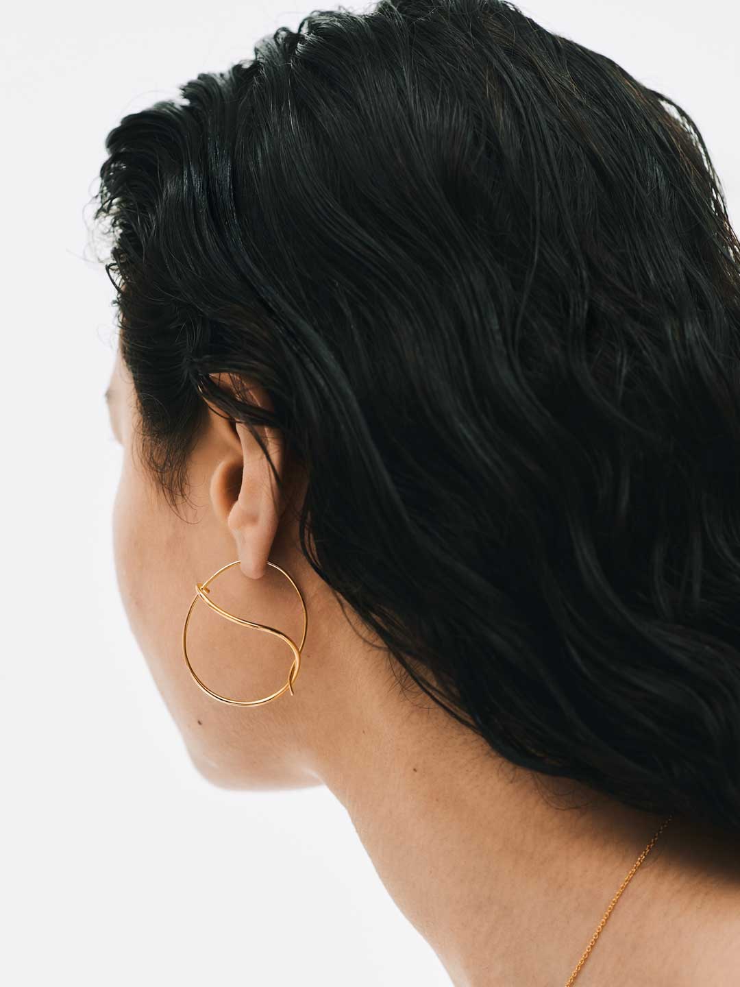 Mirage Pierced Earrings - Gold