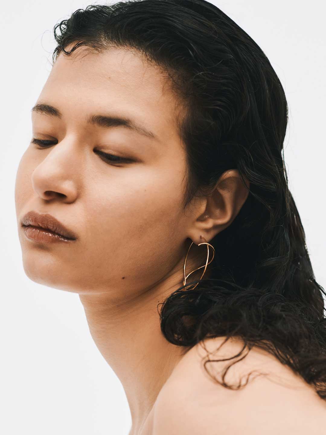 Mirage Pierced Earrings - Gold