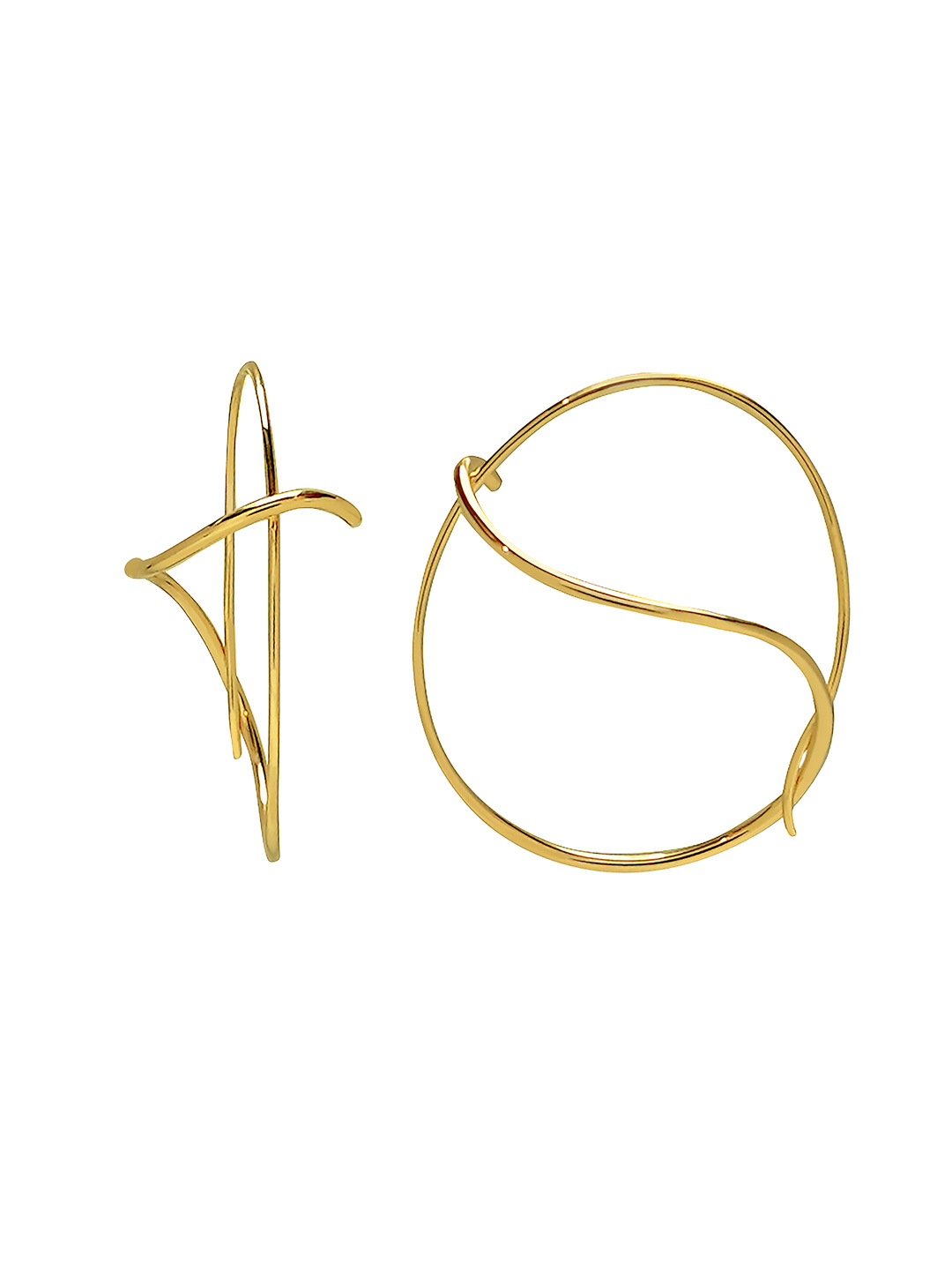 Mirage Pierced Earrings - Gold