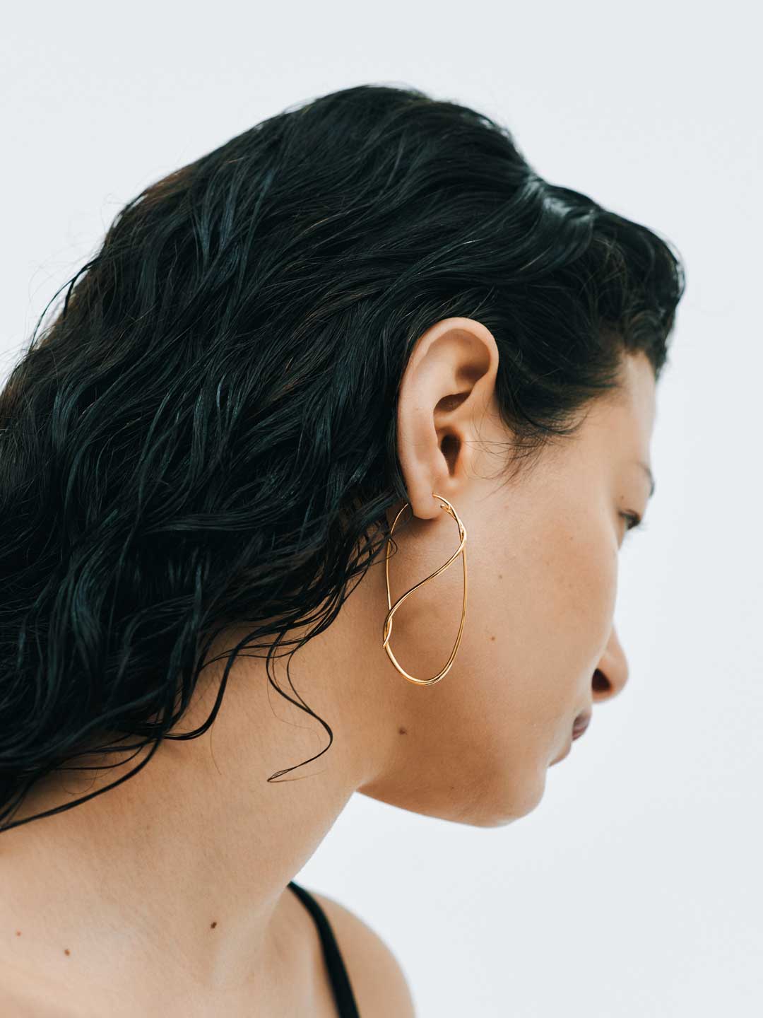 Equilibrium Pierced Earrings - Gold