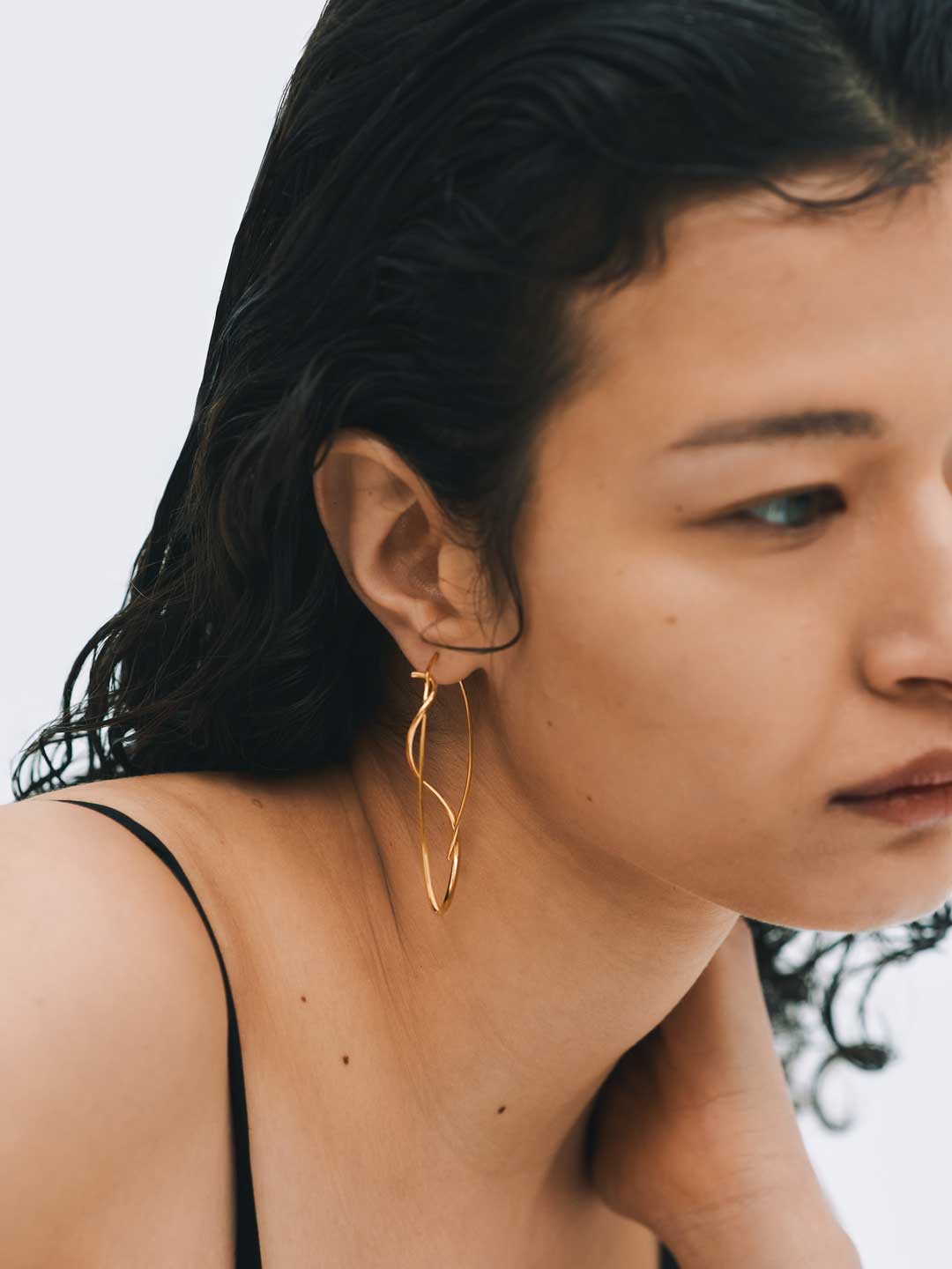 Equilibrium Pierced Earrings - Gold
