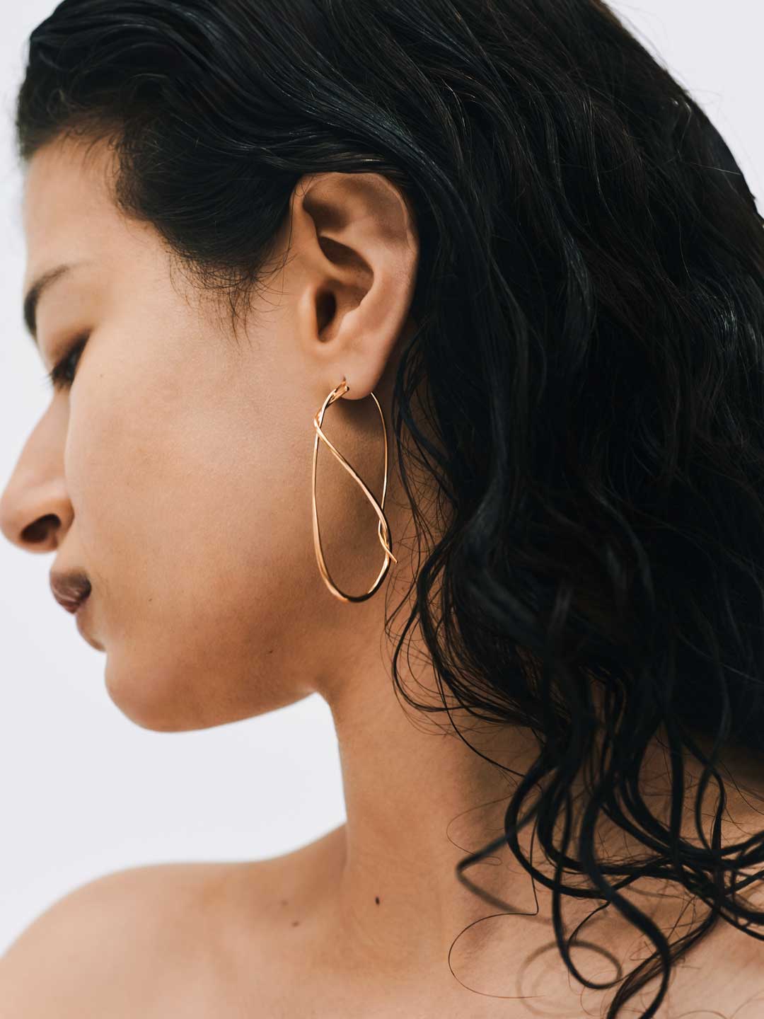 Equilibrium Pierced Earrings - Gold