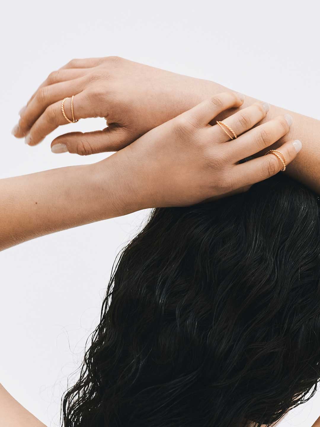 Twisted Double Ring - Gold