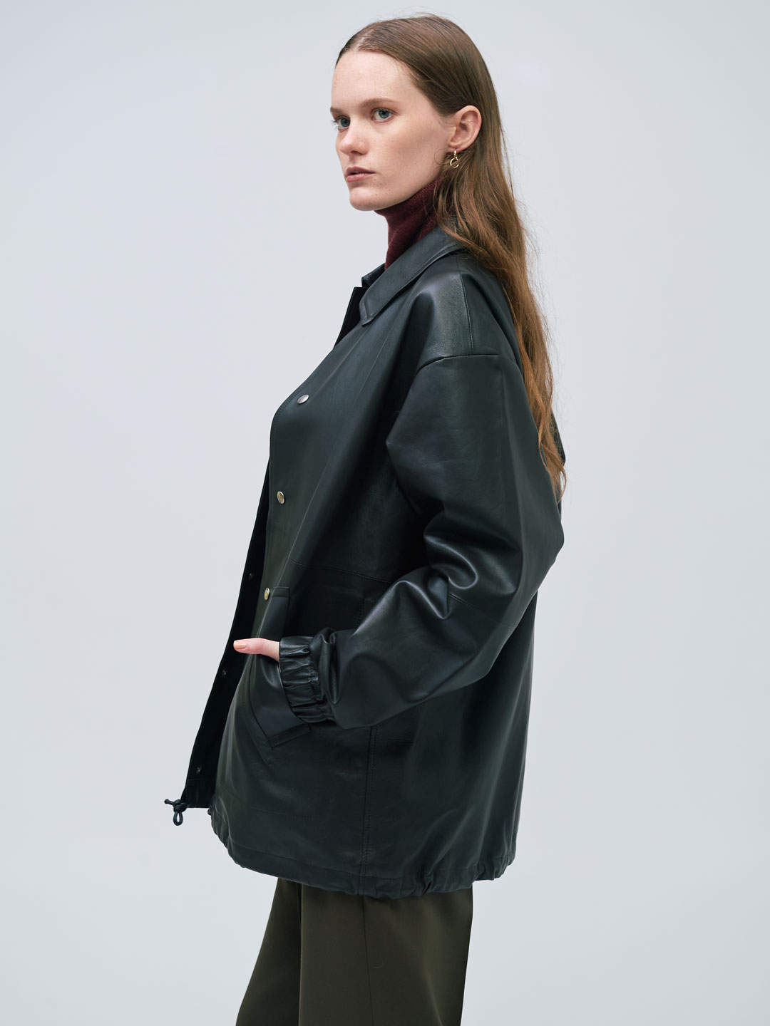 【未使用✨】POSTELEGANT ポステレガント　ジャケット　2020AW POSTELEGANT(ポステレガント) | ラムレザー コーチジャケット