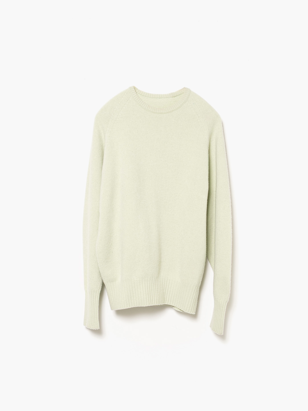 Fine Wool Pull-Over Knit - Light Green