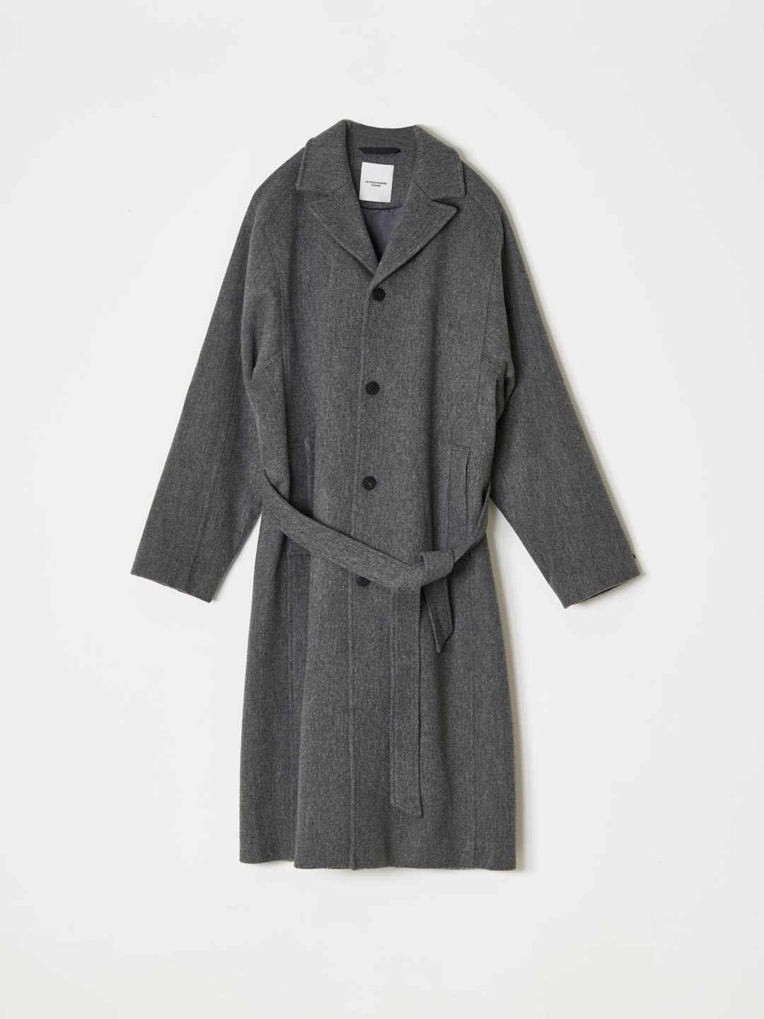 Oversized Wool Coat - Grey