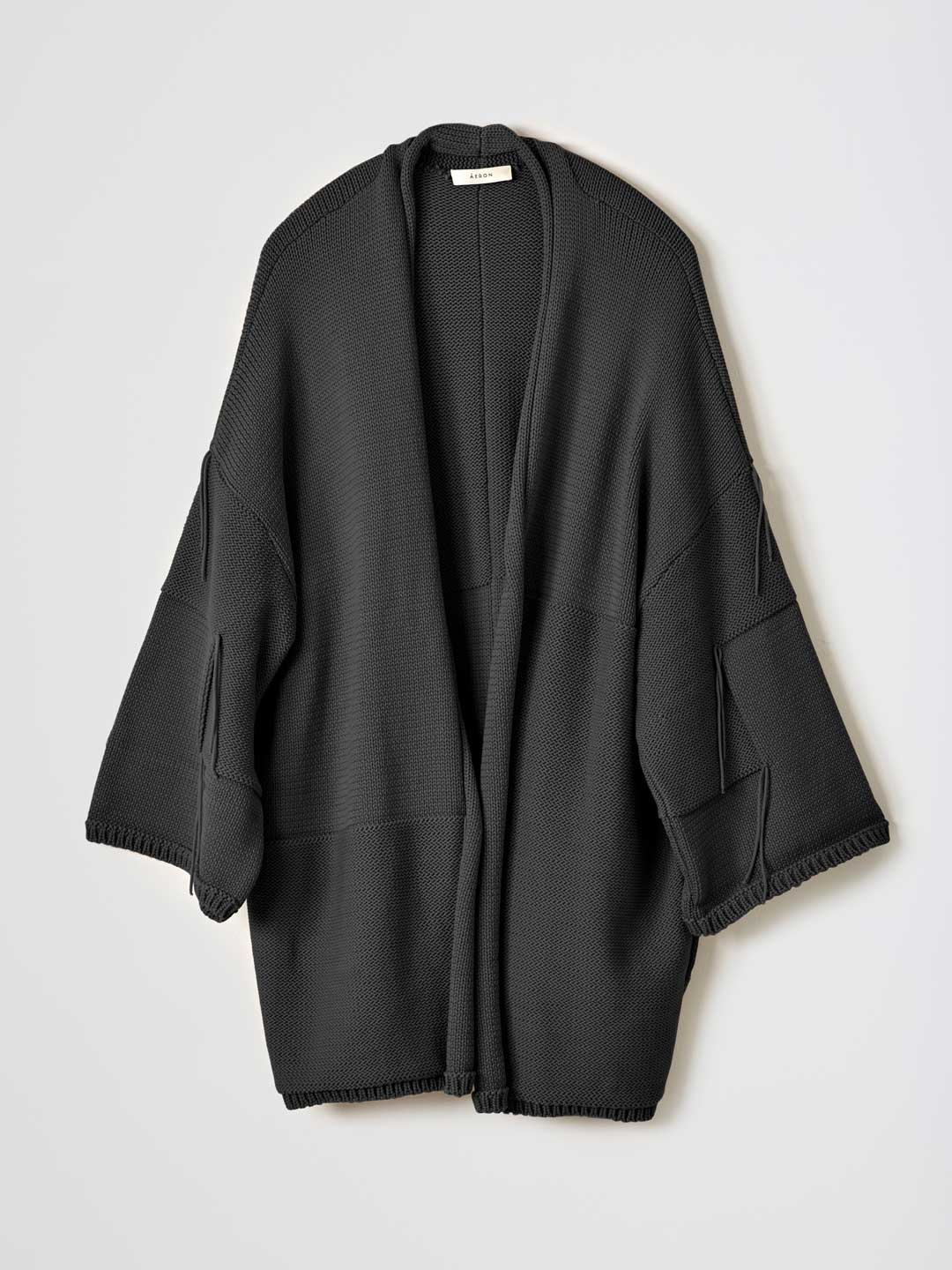 CARITO / Rope Detail Cardigan - Black