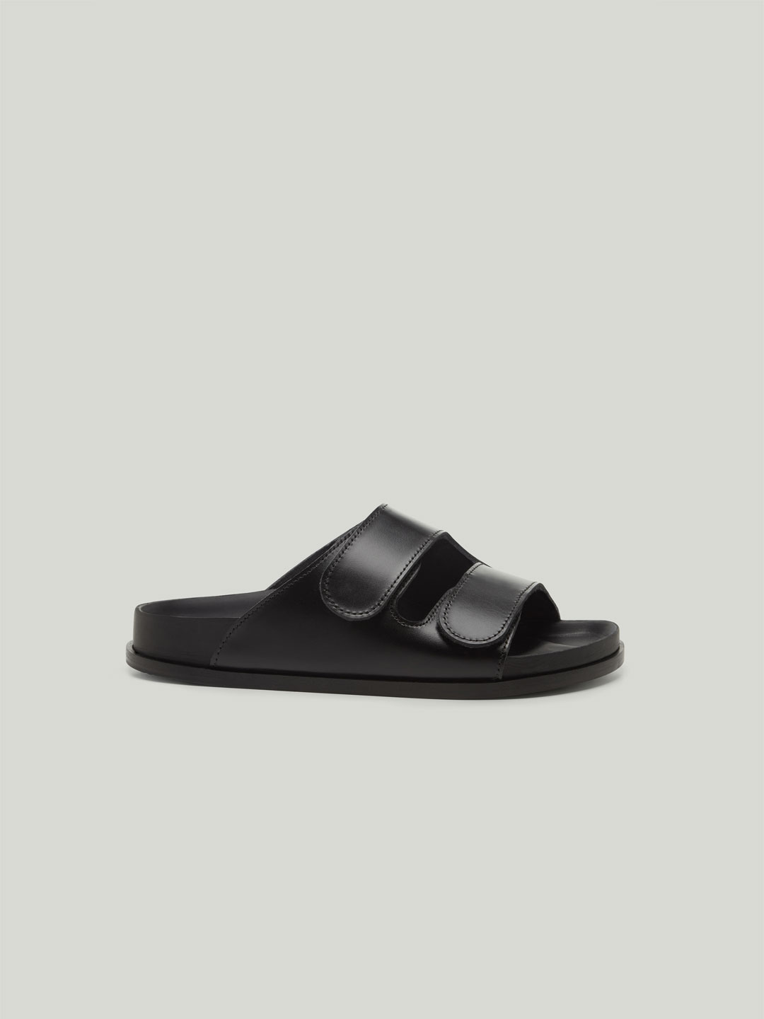 The Forager Premium Leather Sandals - Black