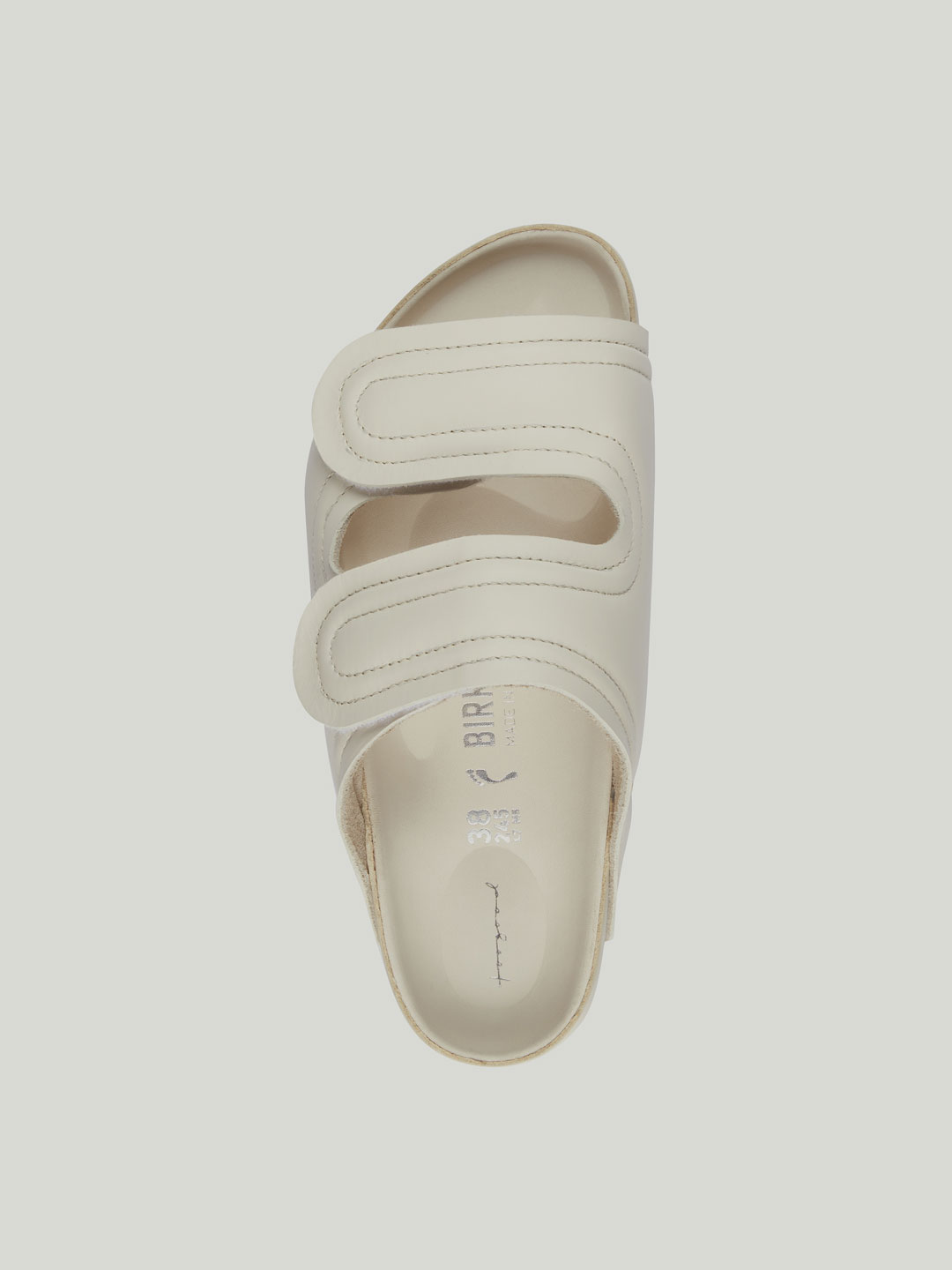 The Mud Larker Leather Sandals - Cream