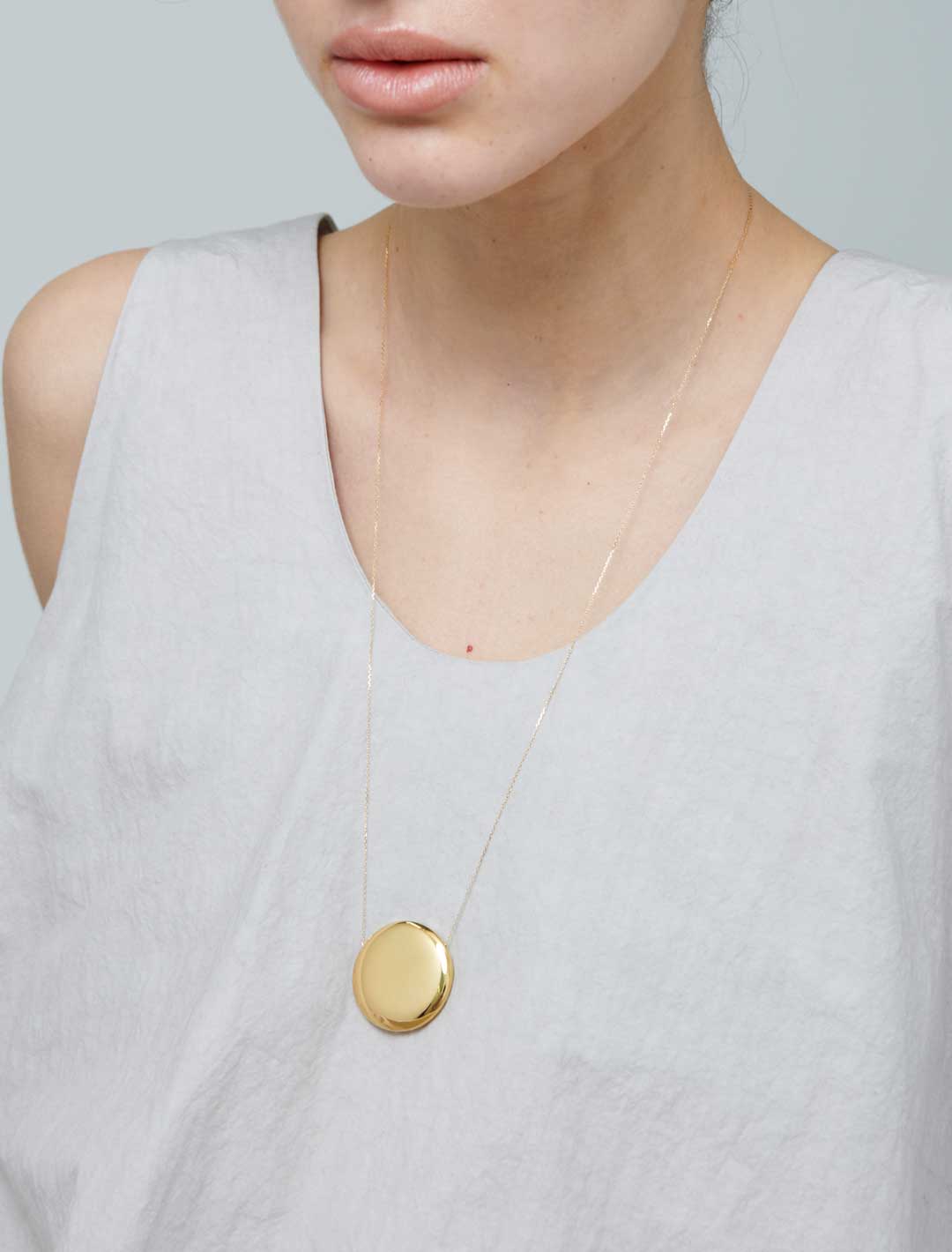 MIRROR Necklace M 65cm - Yellow Gold