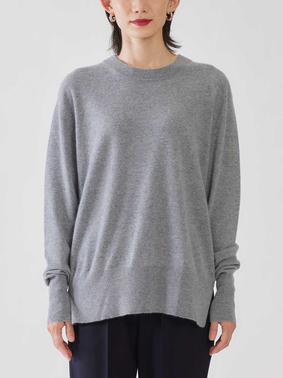 PICEA(ピセア) | 14ゲージ クルーネック - グレー | ESCAPERS ONLINE