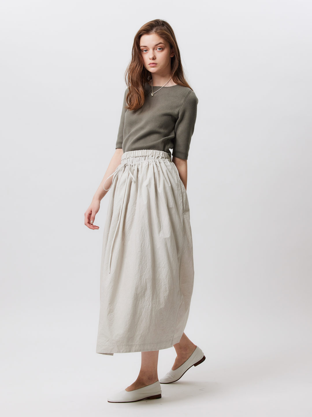 Layer Skirt - Light Grey
