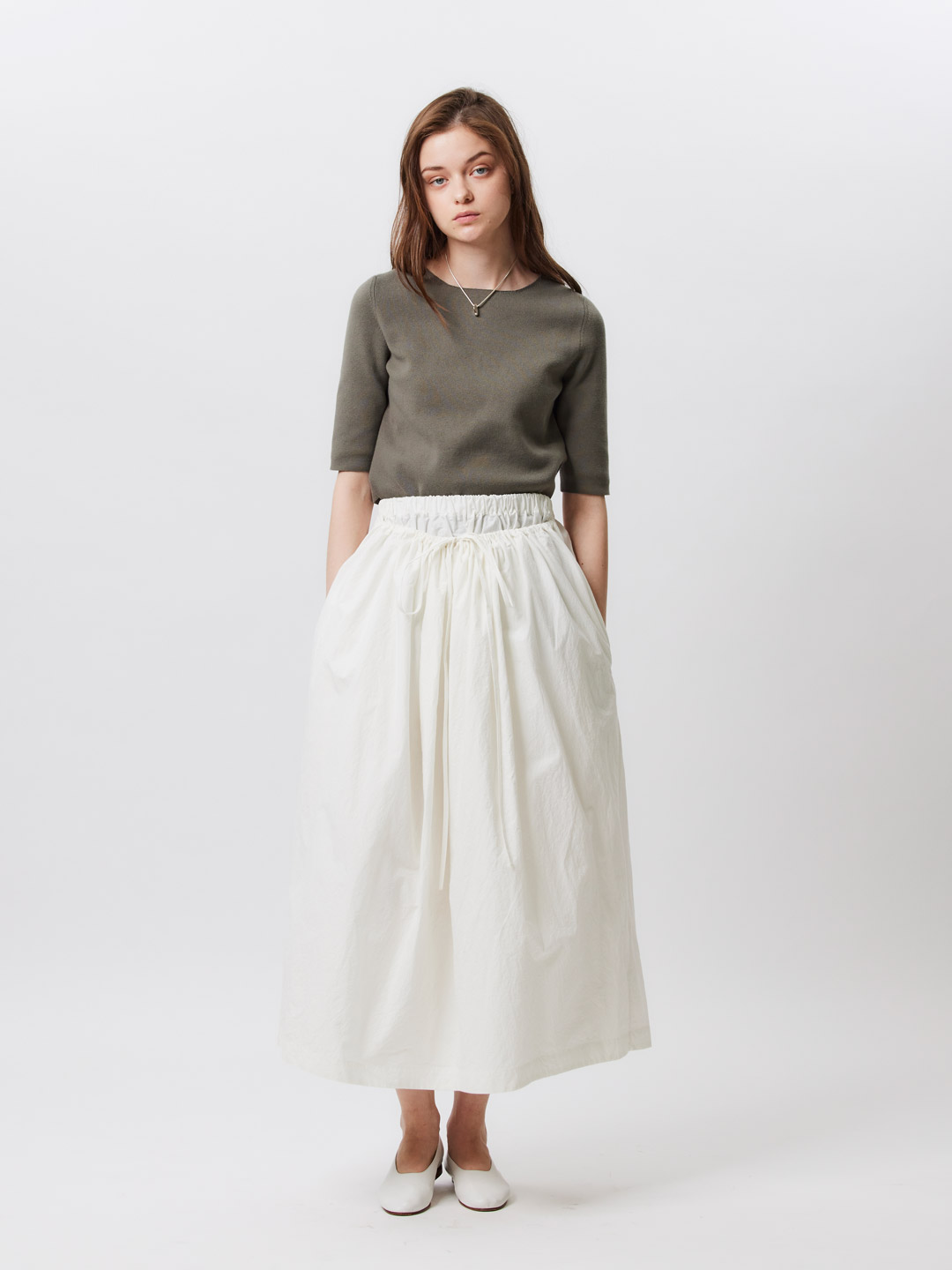 Layer Skirt - White