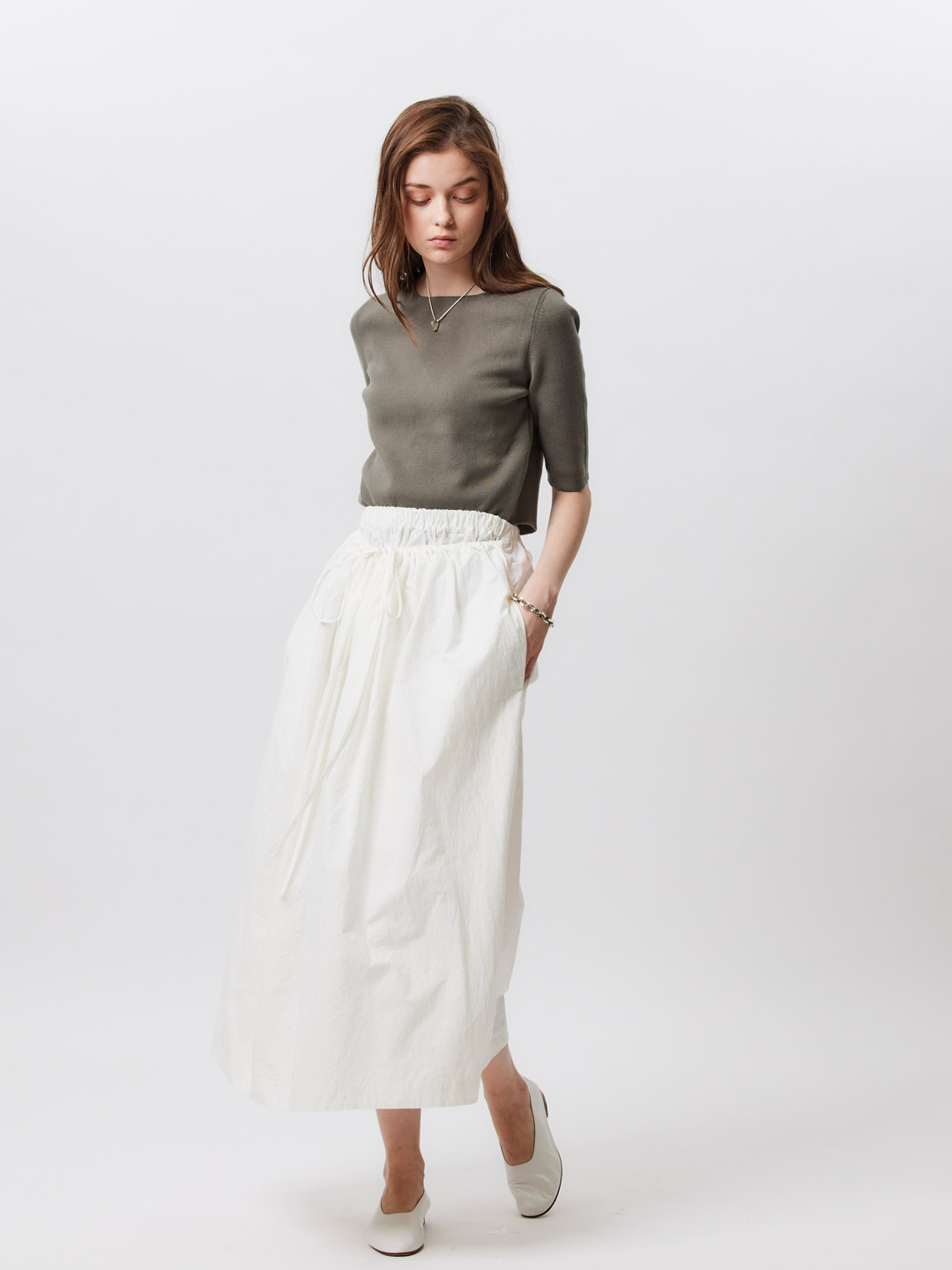 Layer Skirt - White
