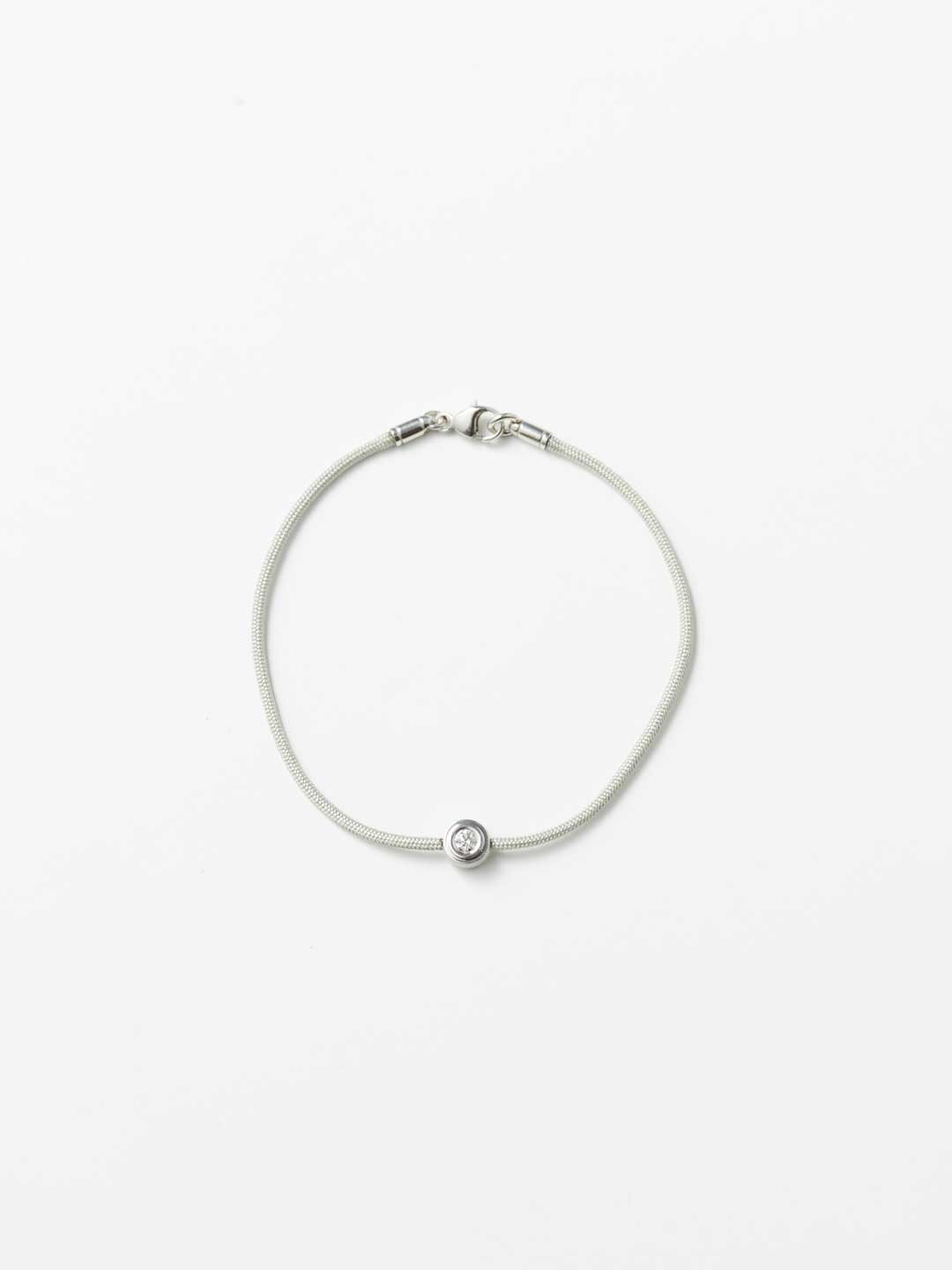 Hope Bracelet Silver - Light Grey