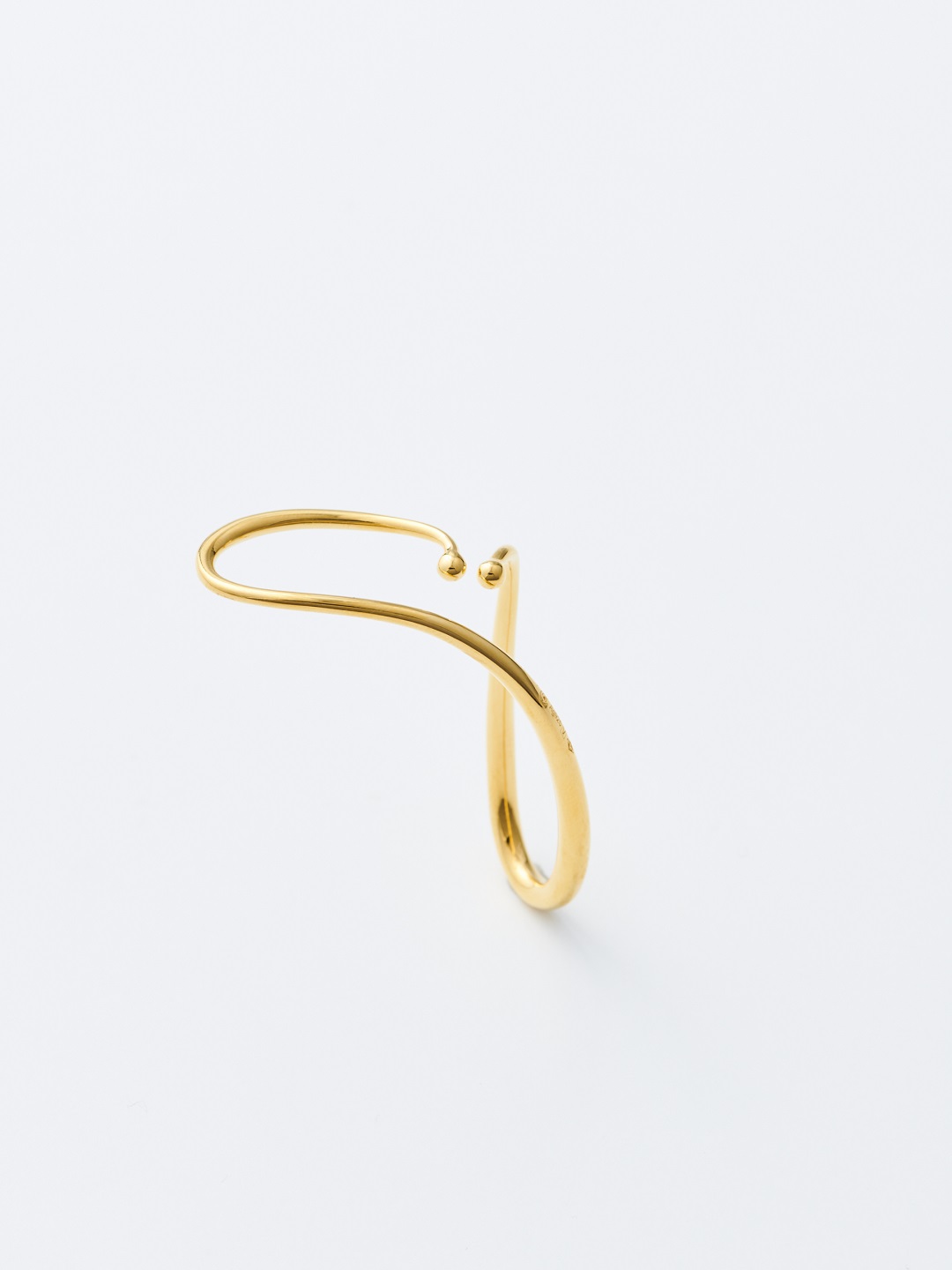 Mirage Ear Cuff LEFT - Yellow Gold