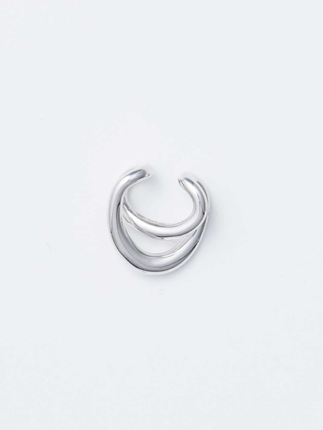 Initial Ear Cuff - Silver