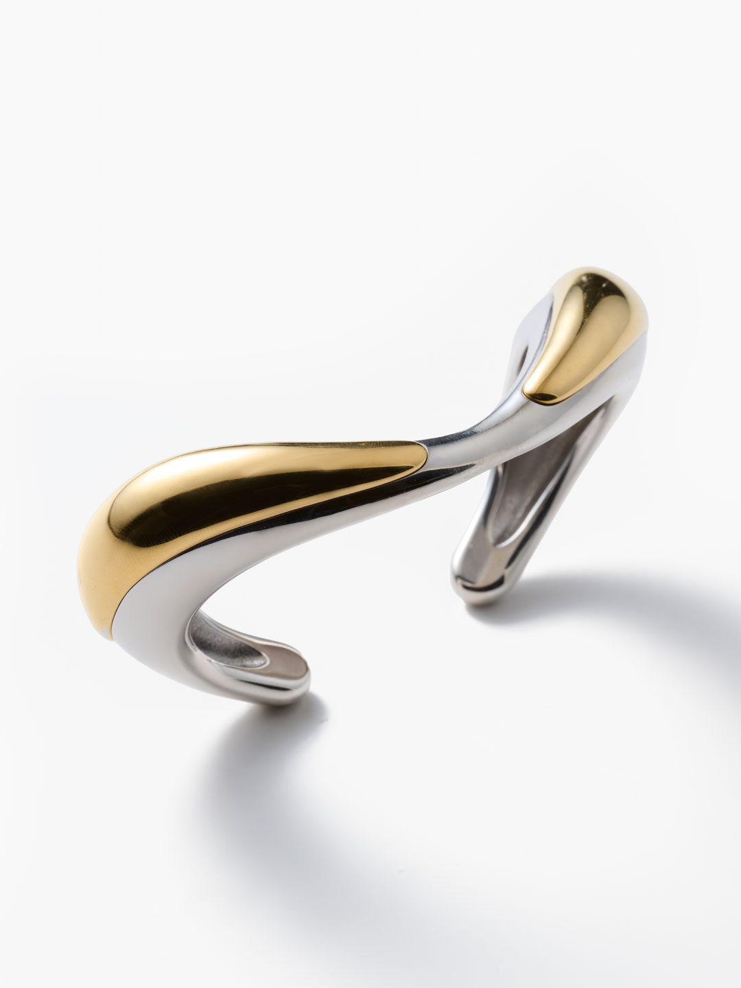 Lips Blow Bracelet - Silver / Yellow Gold