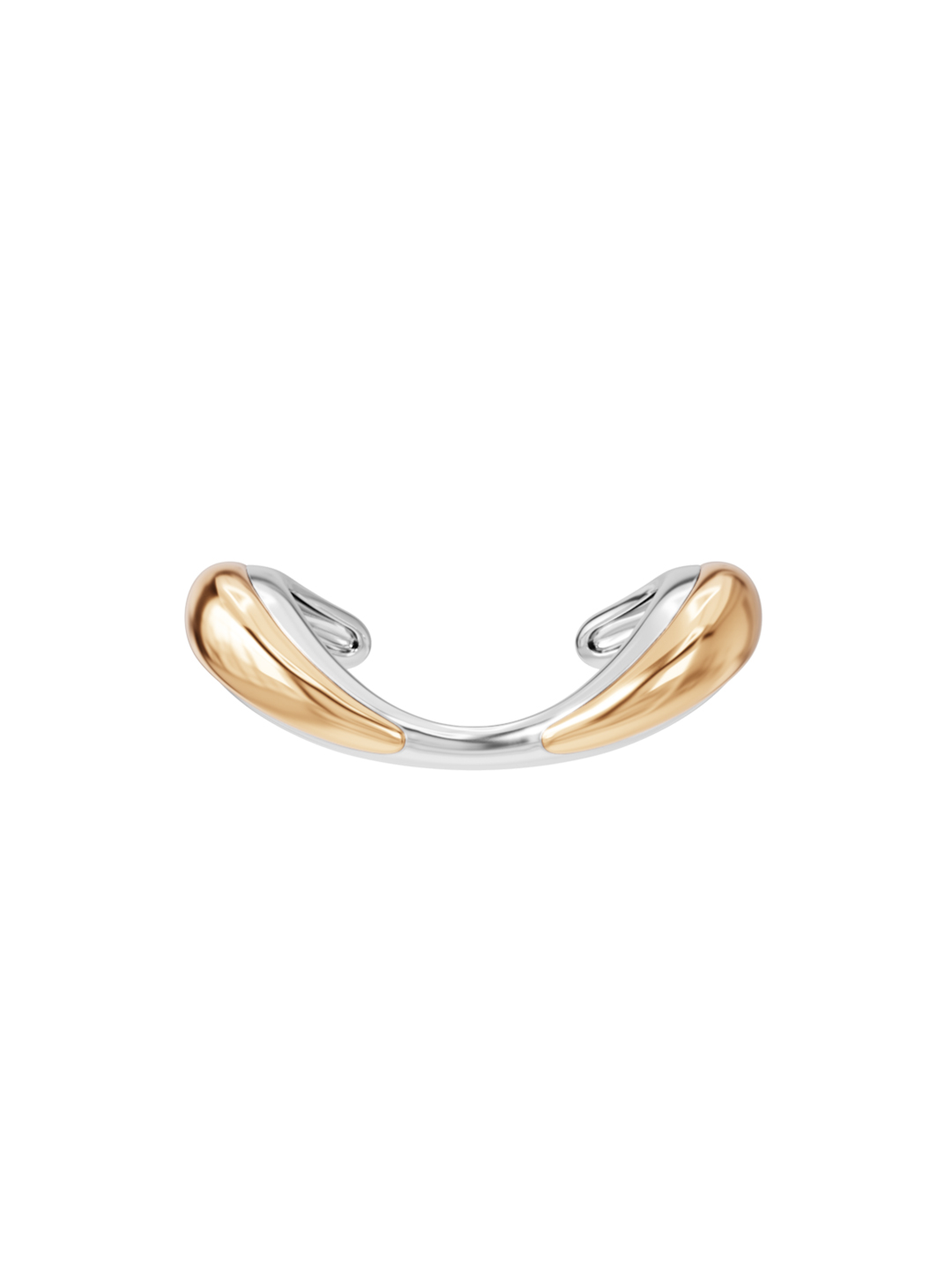 Lips Blow Bracelet - Silver / Yellow Gold