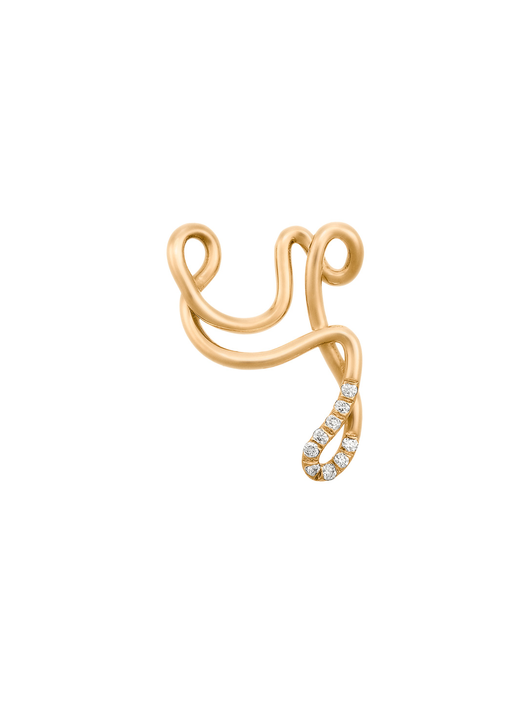 Alphajoaillerie Necklace - Letter Y - Yellow Gold