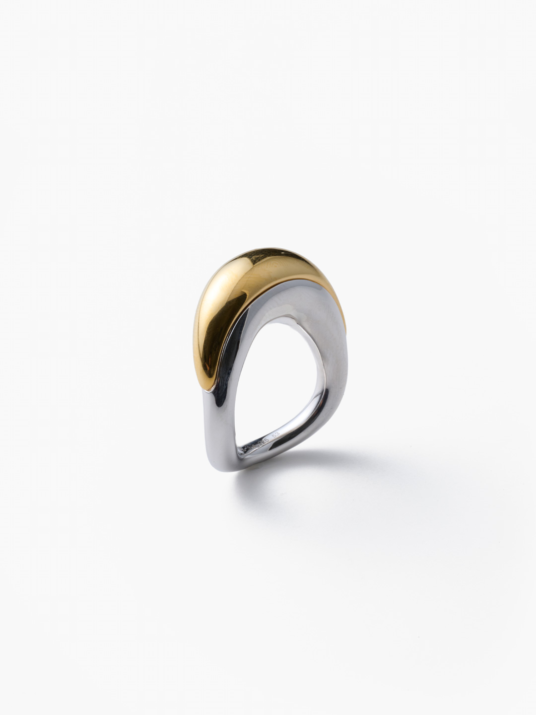 Lips Blow Ring - Yellow Gold