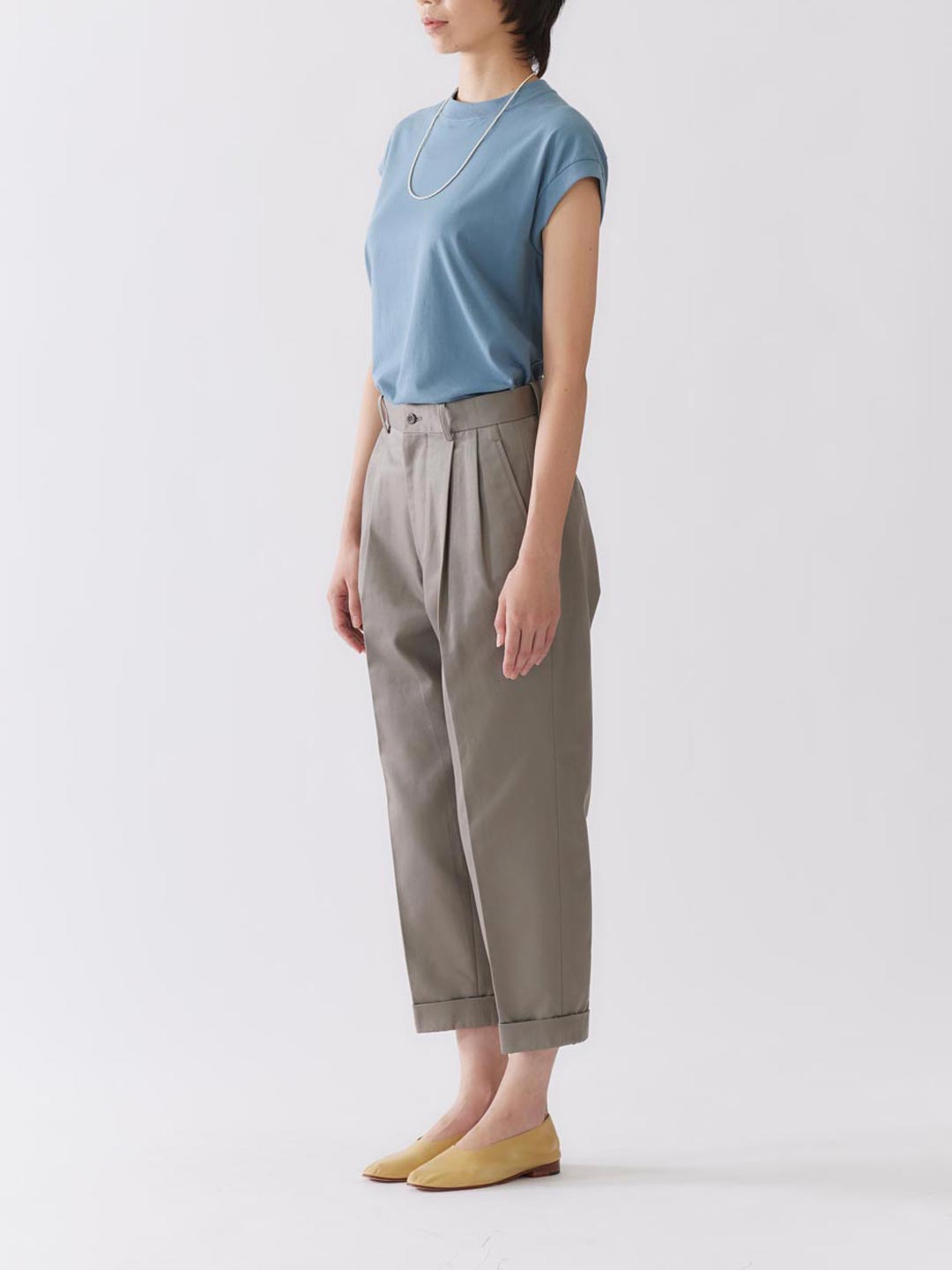 San Joaquin Chino 2Pleated Tapered Pants - Gray