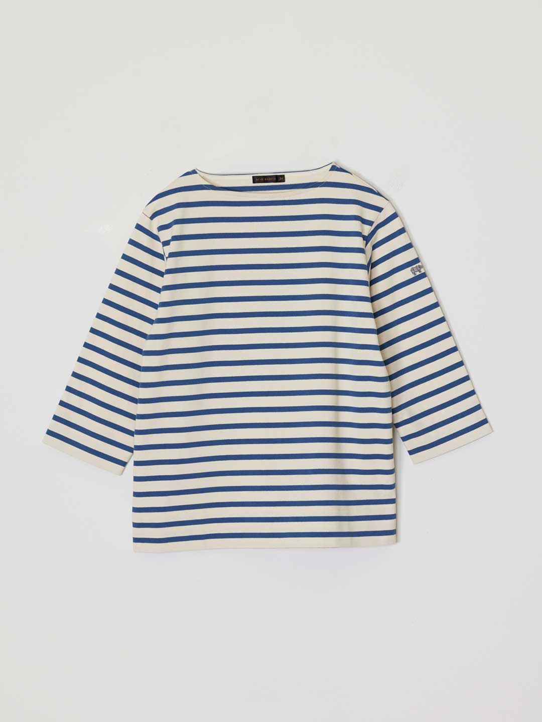 Striped Cotton Jersey Basque Shirt - Blue