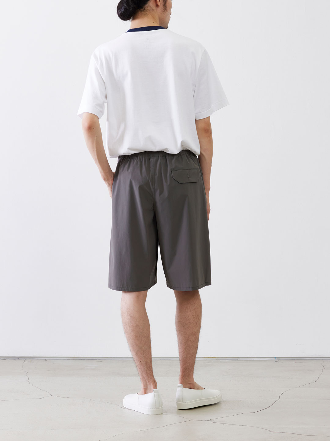 Ultra 2Way Nylon Stretch Shorts - Light Grey
