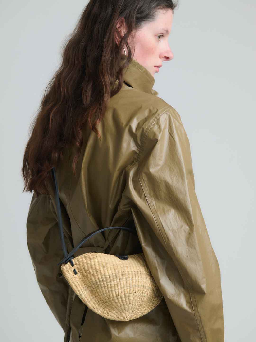 No.33 Small Walnut Shoulder Bag - Natural