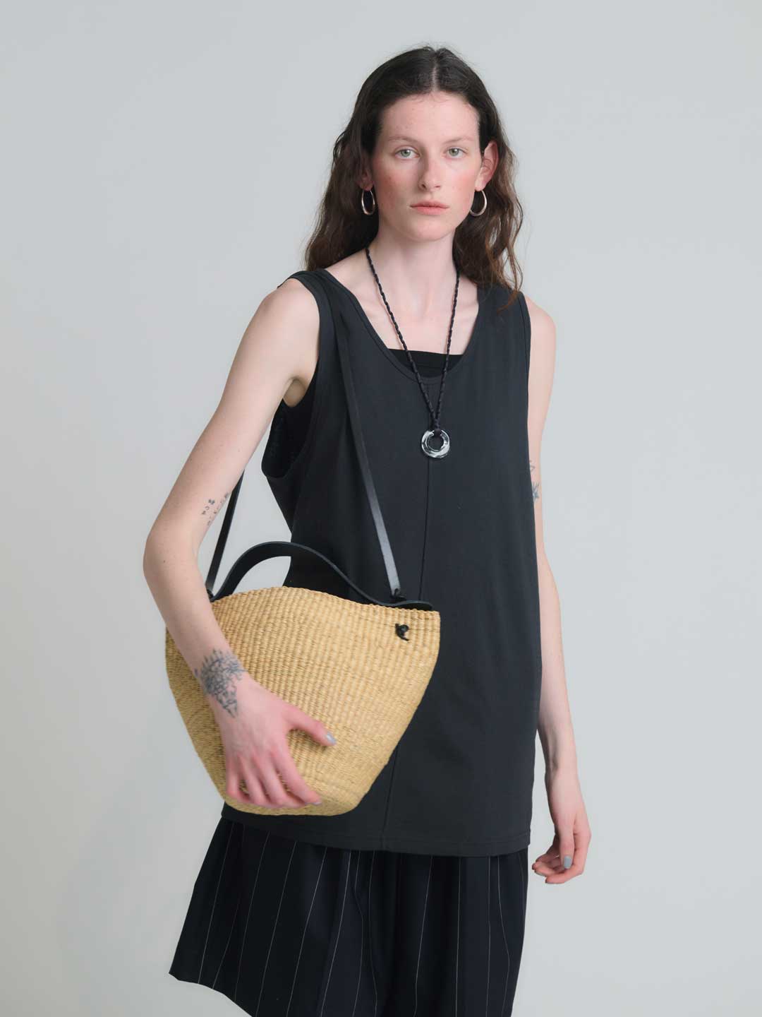 No.42 Medium Bell Shoulder Bag - Natural