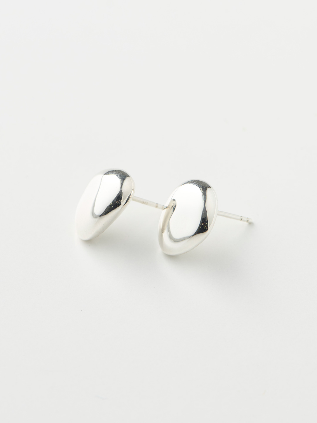石ころ Piereced Earring / STT-01P - Silver