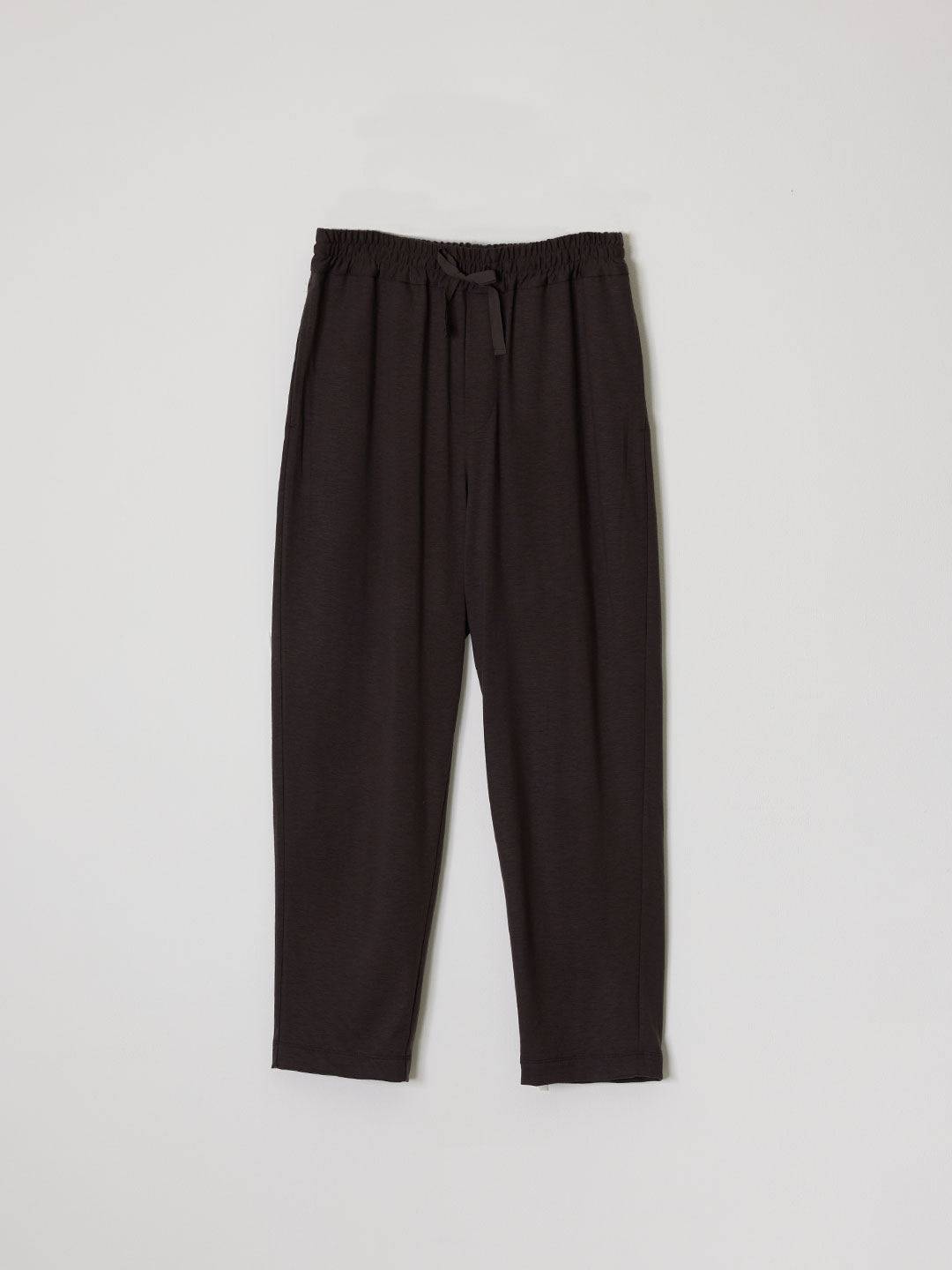Cotton Spinning Wool Easy Pants - Brown