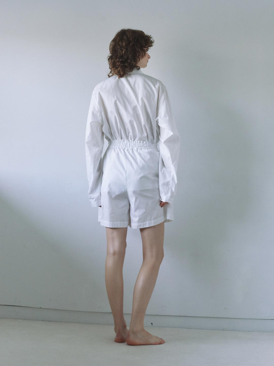 Cotton OX Pajama Shorts - White