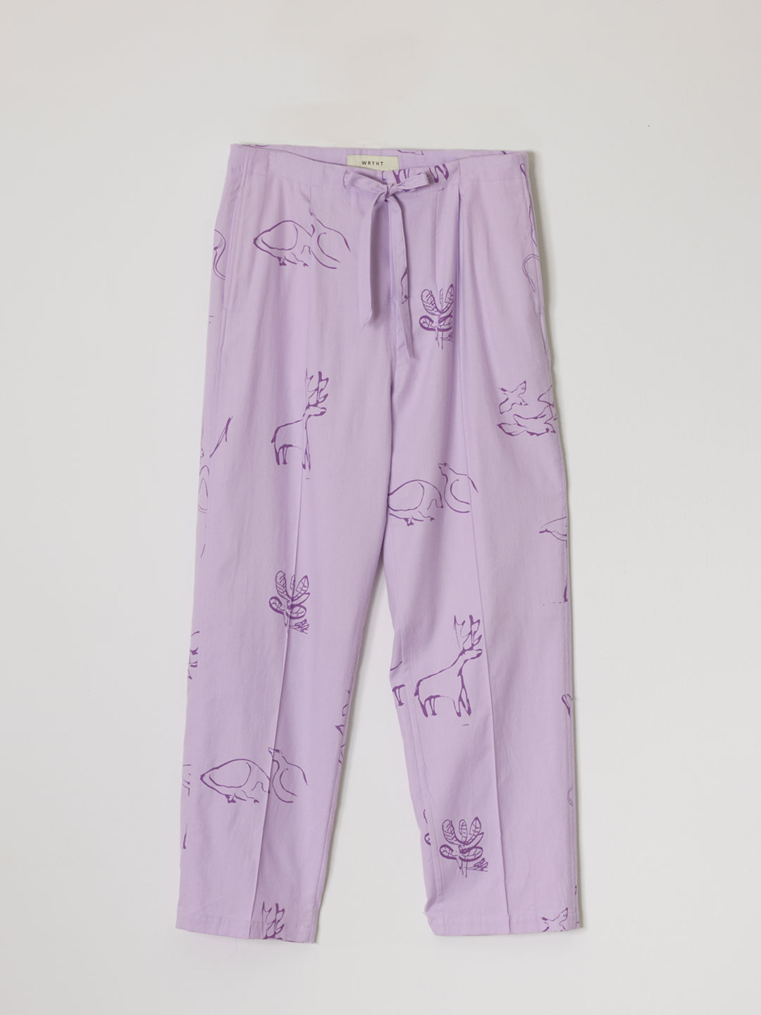 Strings Waist Trouser - Light Purple