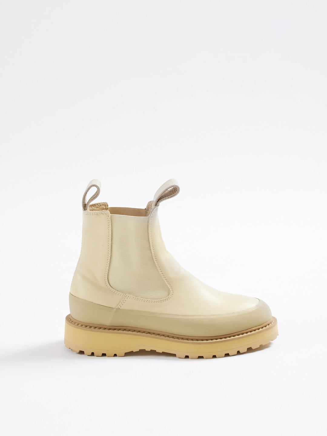 Side Gore Country Boots - Off White