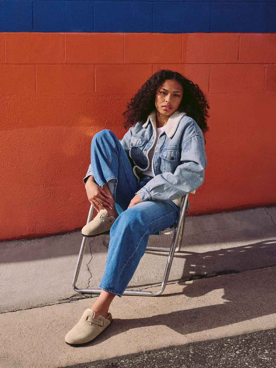 Birkenstock(ビルケンシュトック) | ボストン シアリング - トープ