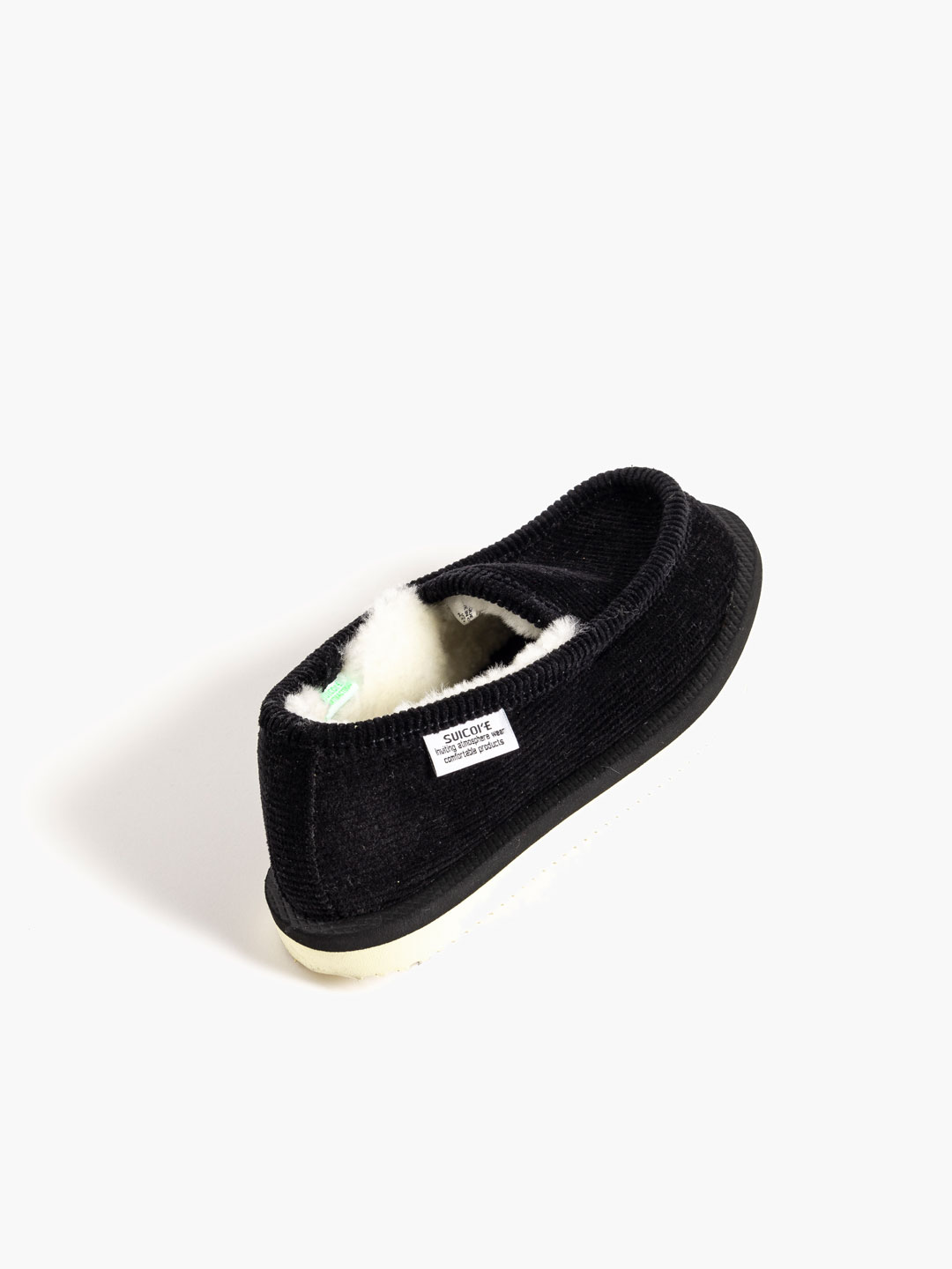 SSD Kid's Mouton Slip-on Shoes - Black