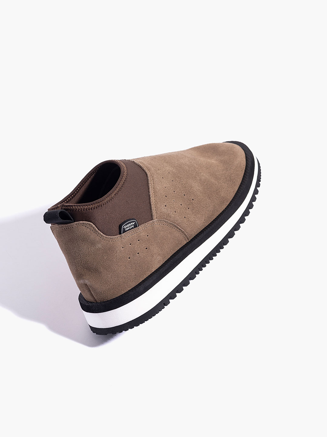 SUICOKE(スイコック) | Ron-Swpab-HI スリッポンシューズ - トープ