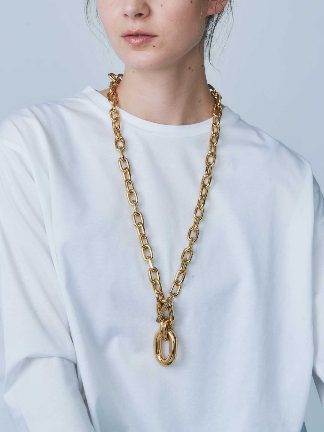 Xl Link Pendant - Yellow Gold