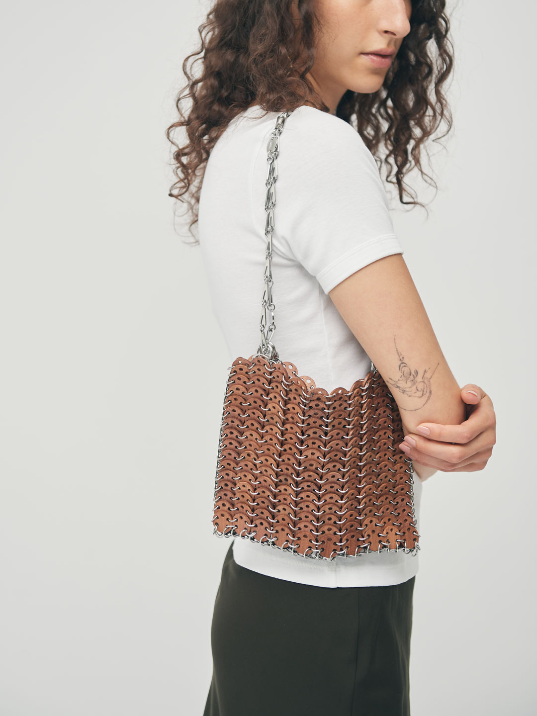 Rabanne(ラバンヌ) | 1969 バッグ イン ウッド - ブラウン | ESCAPERS