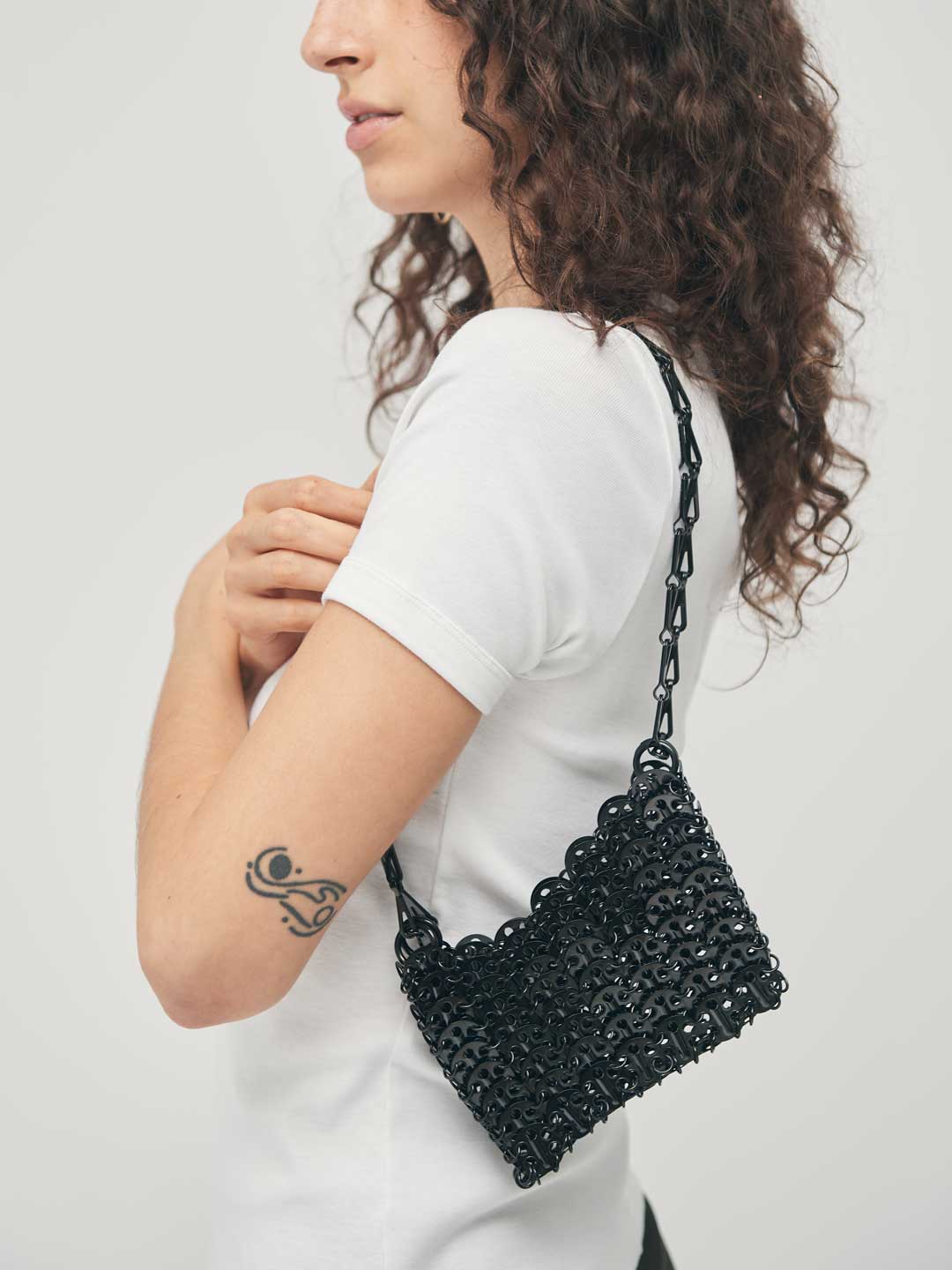 Rabanne(ラバンヌ) | サック エー メイン バッグ - ブラック