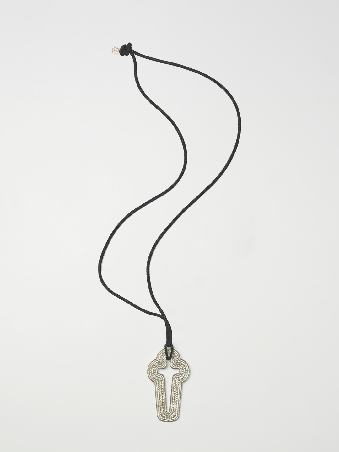 Stavros Plate Stamp Cross - Silver