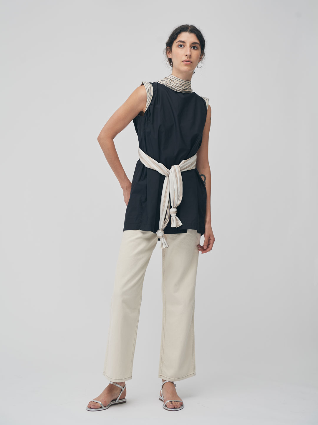 LEMAIRE & SUNSPELL リブタートルネック ネイビー XS UNIQLO（ユニクロ）の「リブタートルネックセーター（長袖