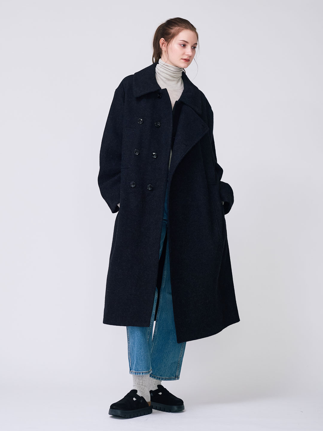 LE MAIRE(ルメール) | アシンメトリック バスローブ コート