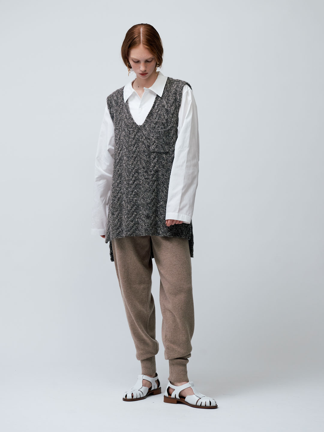 LEMAIRE(ルメール) | ソフト リブ パンツ - ベージュ | ESCAPERS