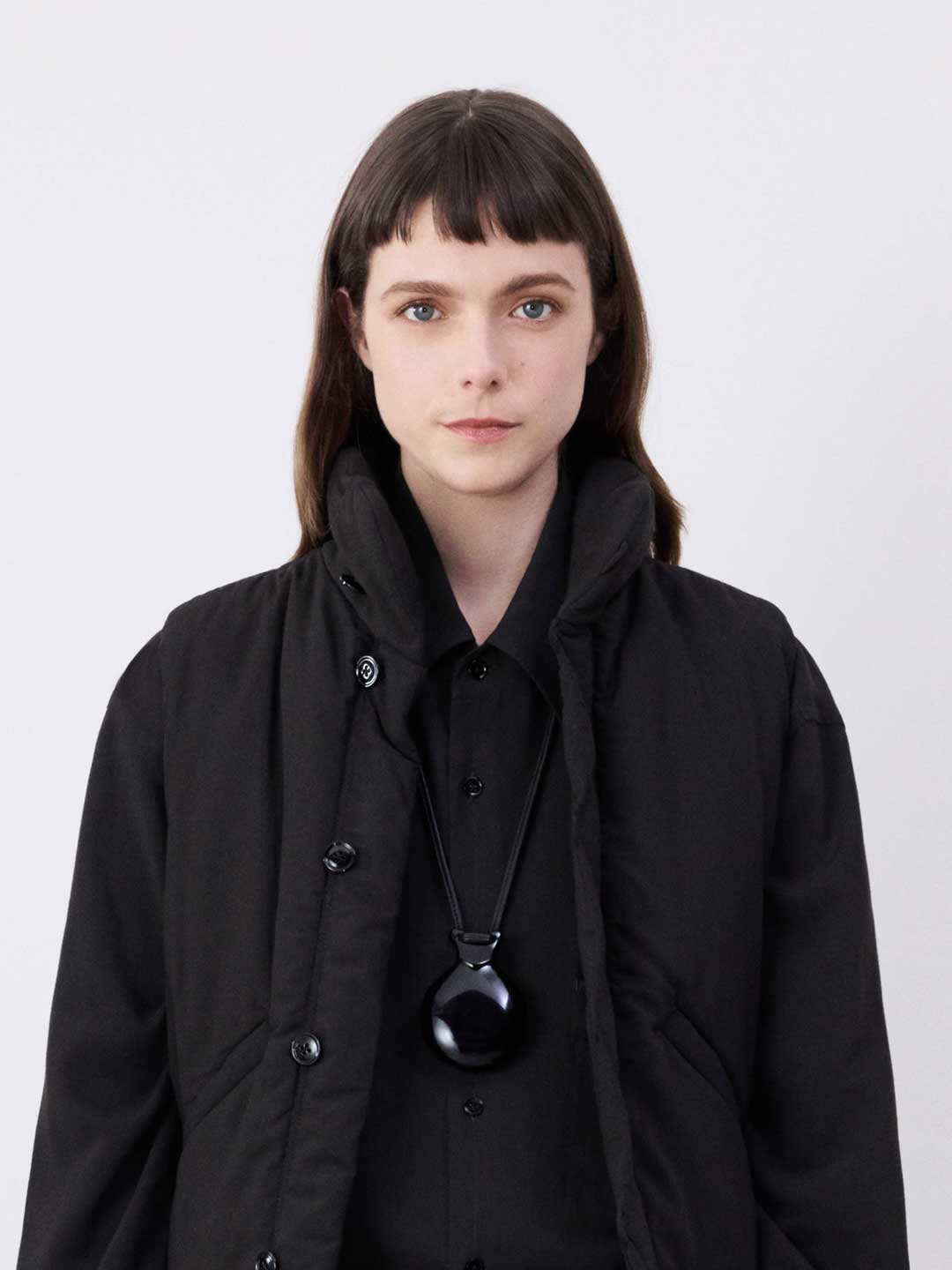 LEMAIRE(ルメール) | カスタネット ネックレス - ブラック | ESCAPERS